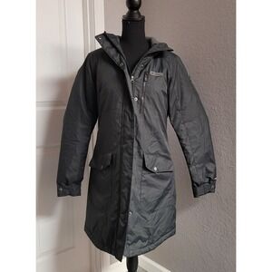 Columbia Women's Black Suttle Mountain Long Omni-Heat Insulated Jacket Size S